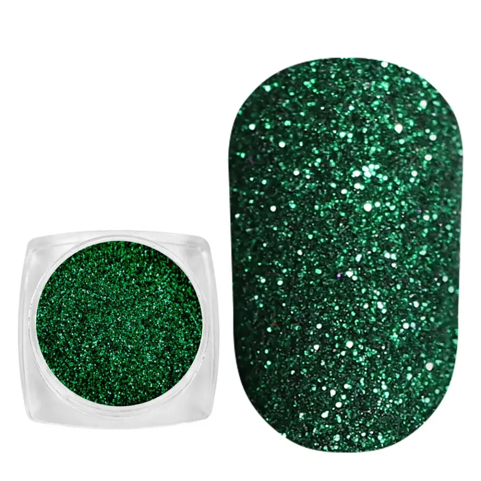 Komilfo Solvent Resistance 411 glitter unghie 2,5 g micro 0,1 mm