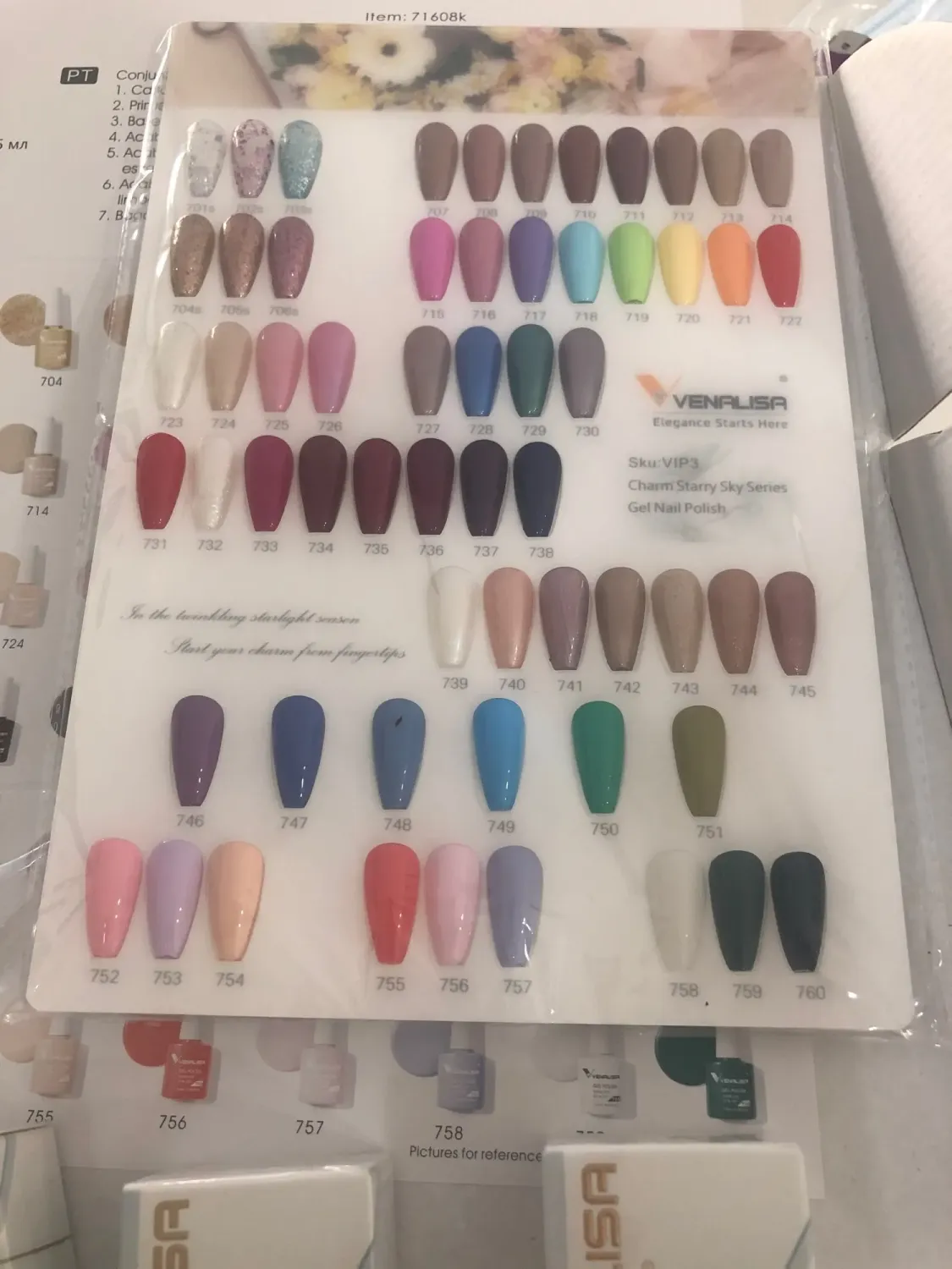 Venalisa VIP3 Kit Smalti Semipermanenti 60 Colori 7,5ml