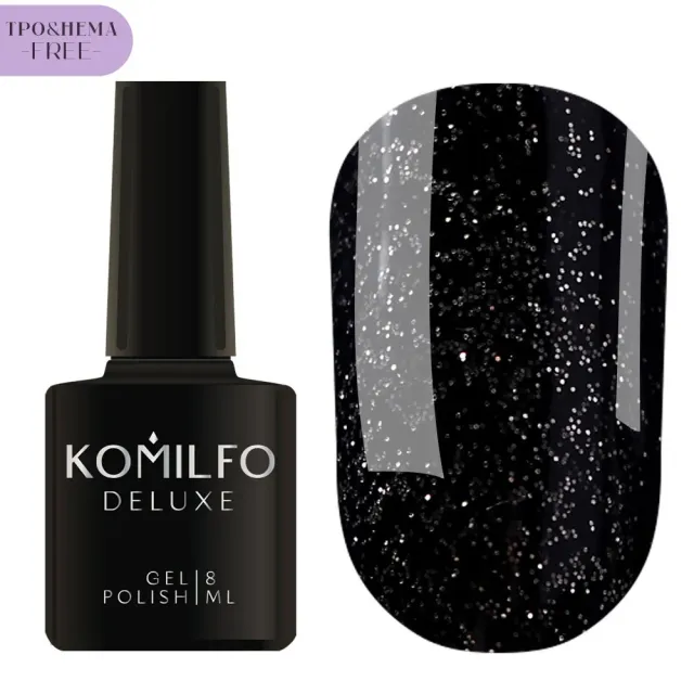 Komilfo Glitter G023 smalto semipermanente 8 ml brillante