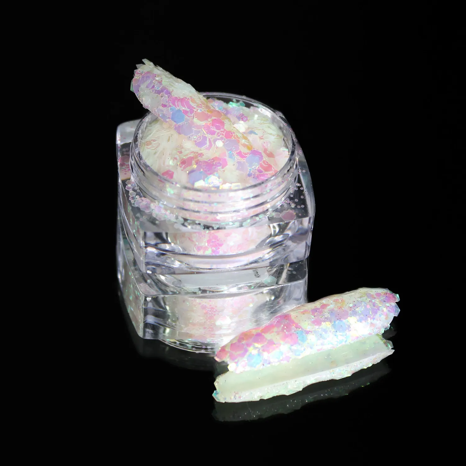 Komilfo Mix-003 glitter unghie 2,5 g fotocromatico lilla