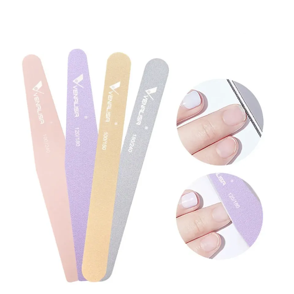 Venalisa Nail Files set lime 4pz grana 100-240 forma e finitura