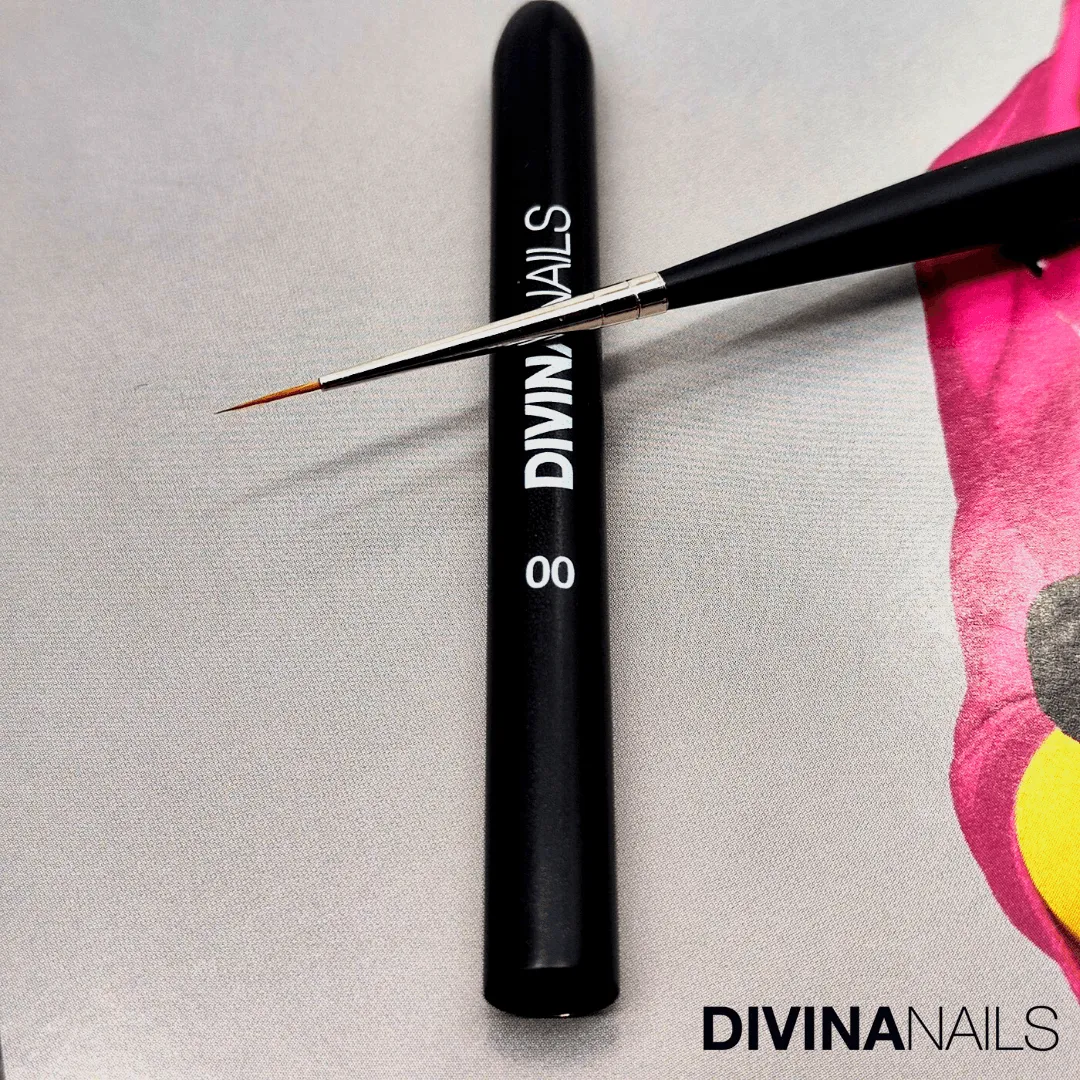 Diva Nails N464900 N.00 pennello nail art extra fine Kolinsky