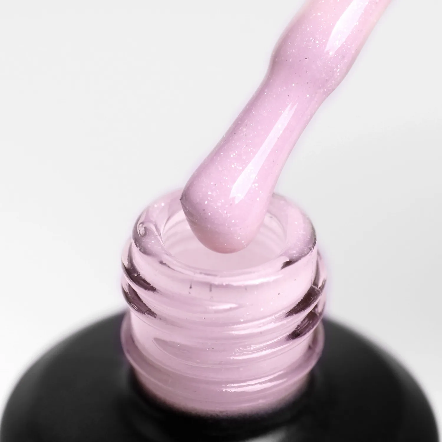 Komilfo PolyGel 007 polygel rosa glitter 15 ml shimmer