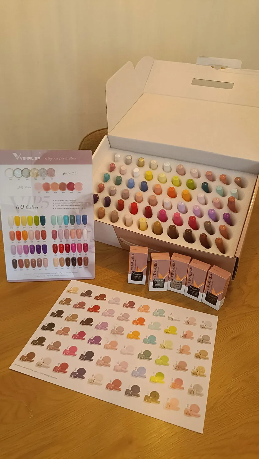 Venalisa VIP5 Kit Smalti Gel 60 Colori Hema Free