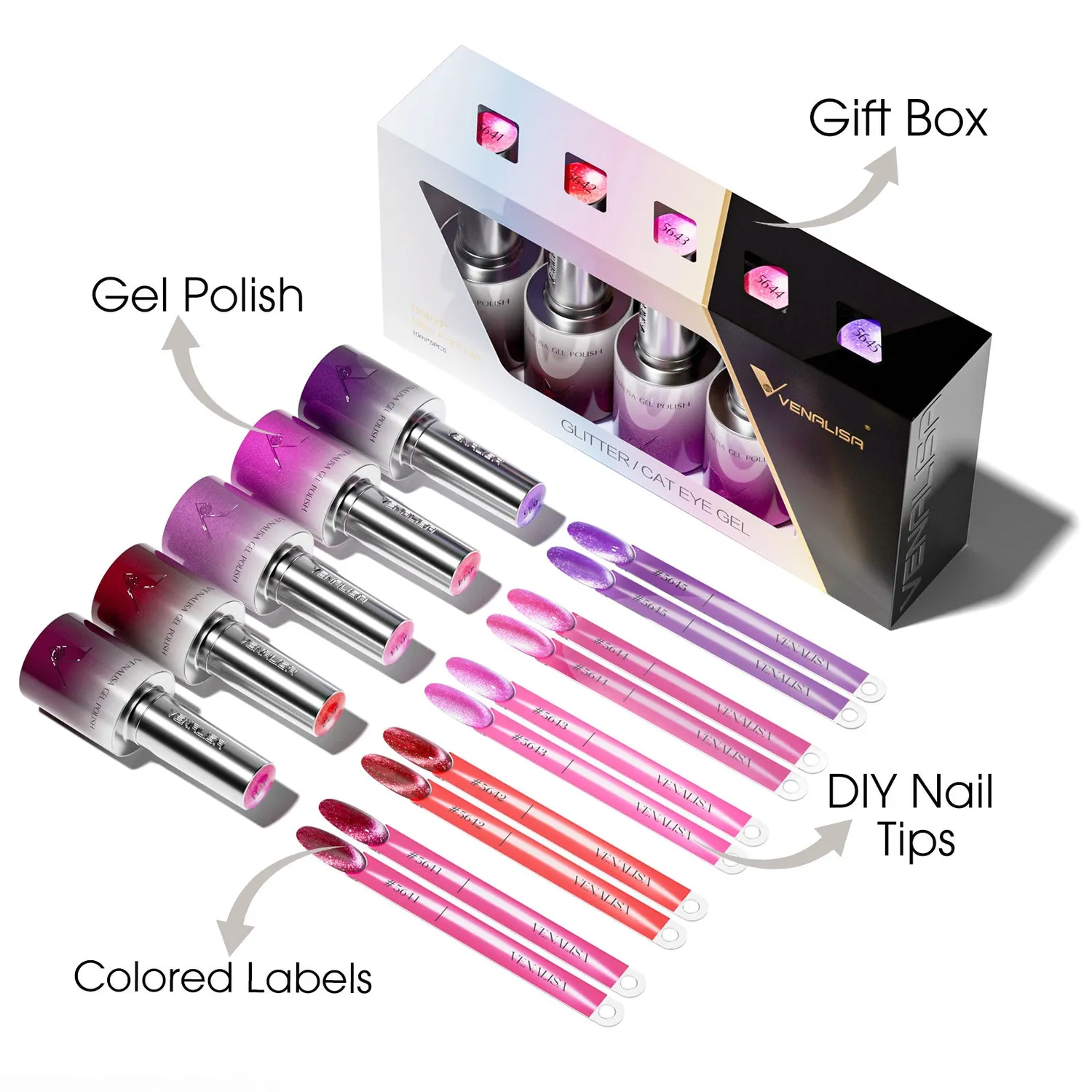 Venalisa Velvet Cat Eye Kit Smalto Gel 10ml Magnetico