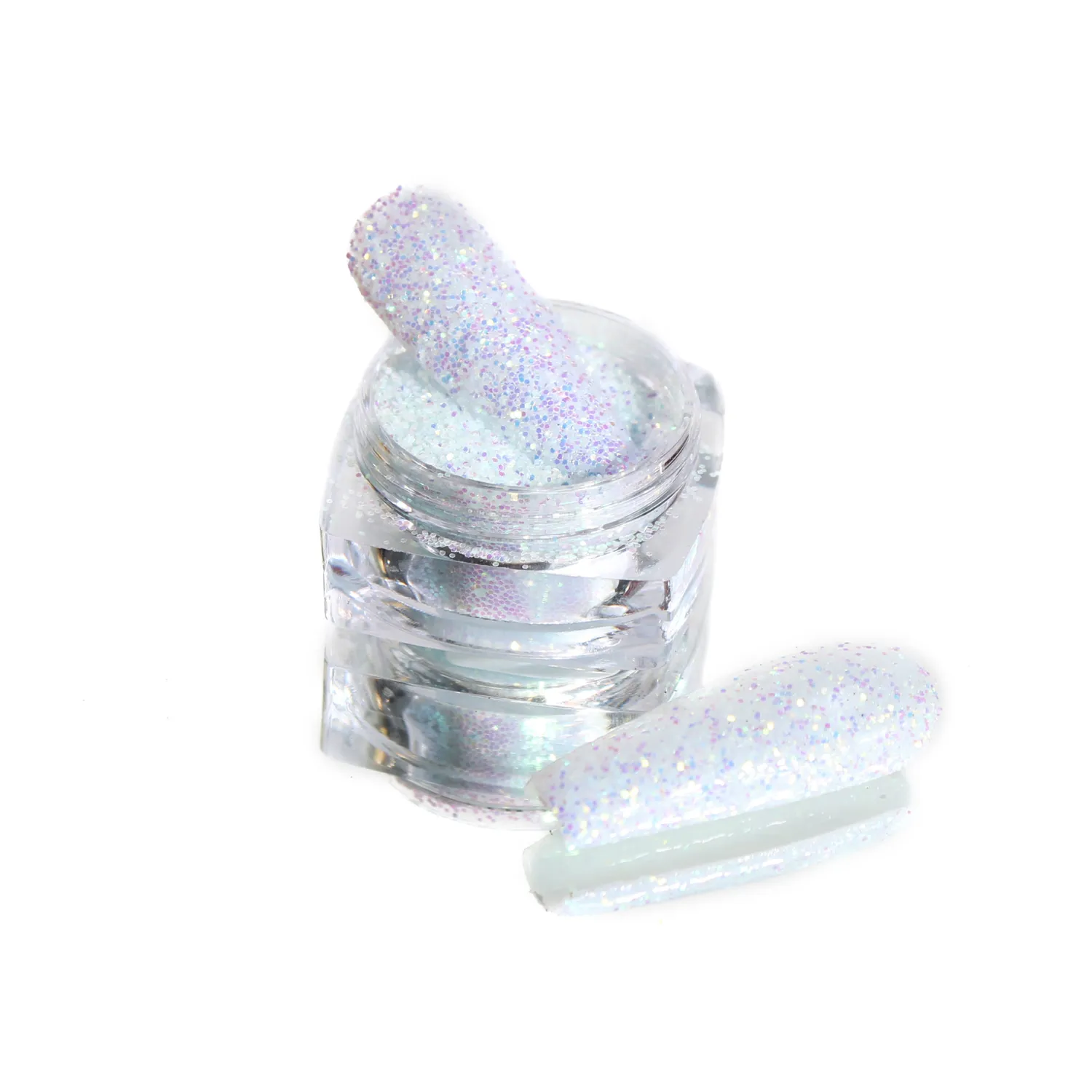 Komilfo 007 paillettes unghie 2,5 g blu/viola fotocromatico 0,4 mm