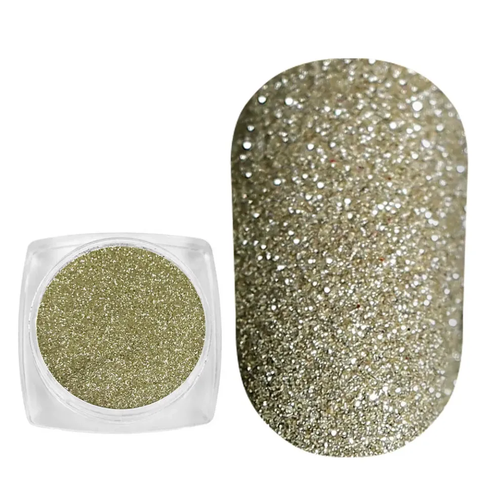 Komilfo Spangles 105 Glitter Unghie 2,5 g oro bianco