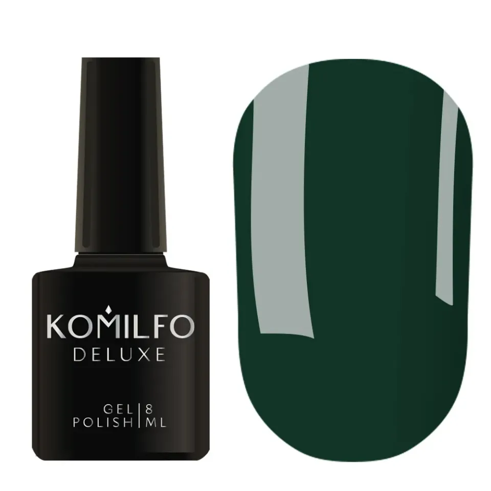 Komilfo Deluxe Dusk D295 smalto semipermanente verde freddo 8 ml
