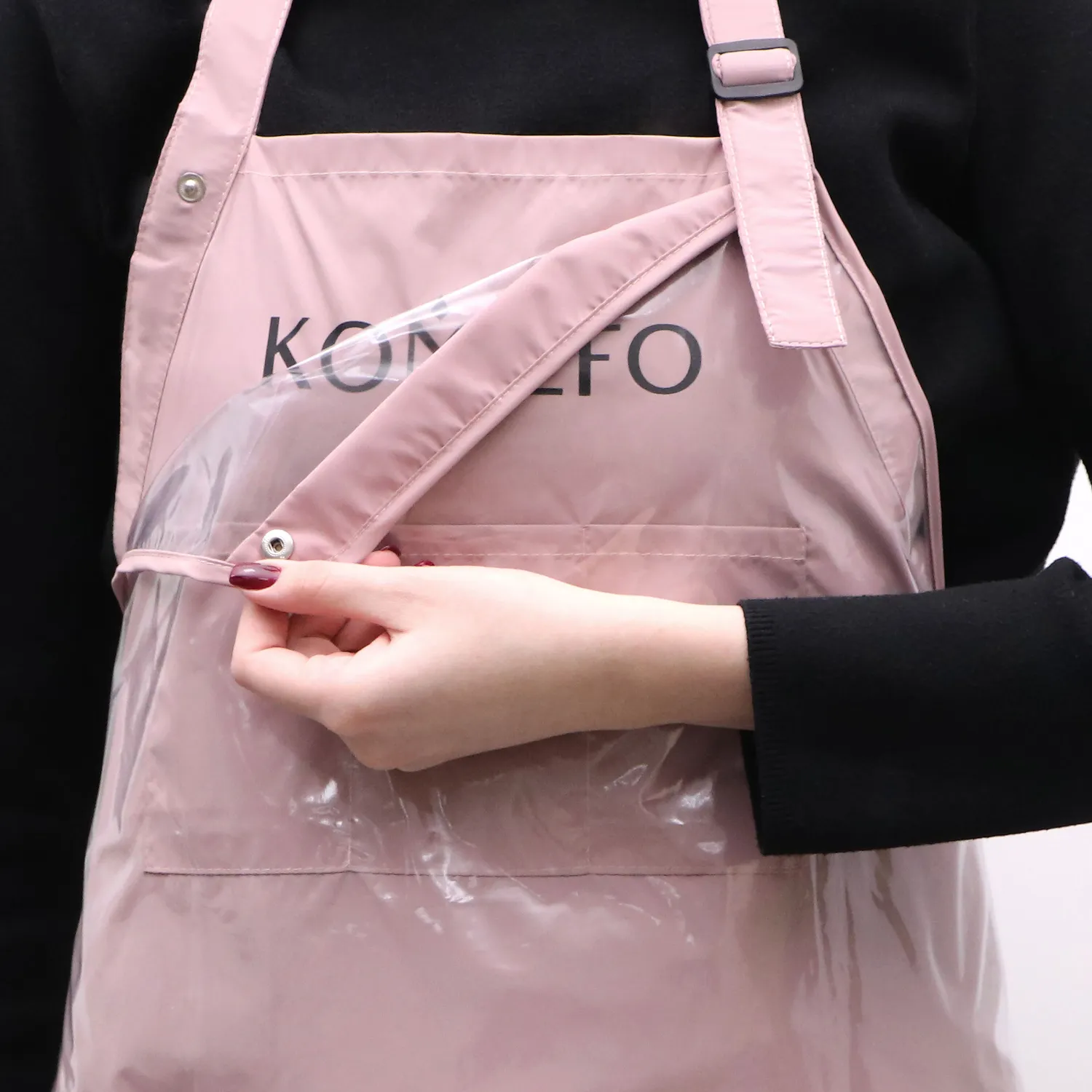 Komilfo Powder grembiule corto powder con film PVC