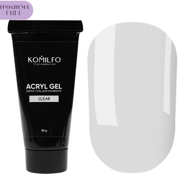 Komilfo Acryl Gel Clear gel ricostruzione 30 g trasparente