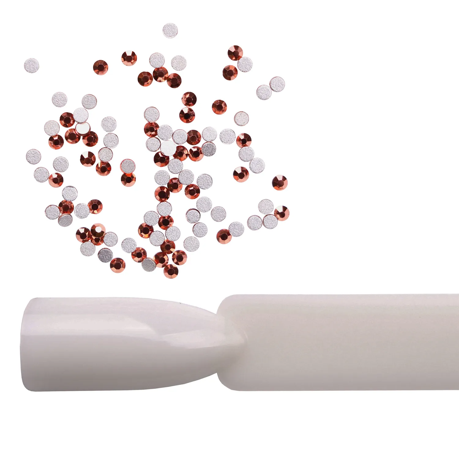 Komilfo Strass Rose Gold strass unghie misura 4 100 pz