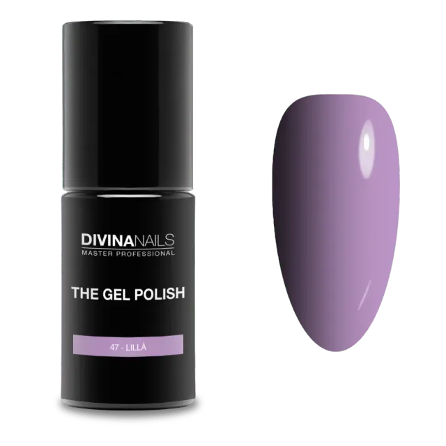 Diva Nails The Gel Polish 47 Lillà semipermanente 8ml viola