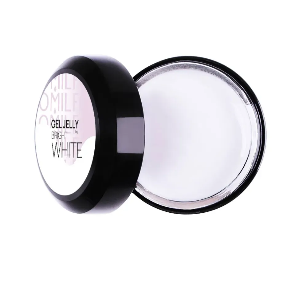 Komilfo Gel Jelly Bright White gel unghie 15 g bianco