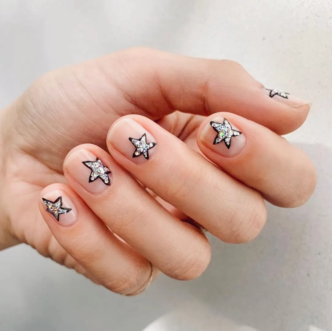 Lauren B Beauty 33 Carats smalto unghie glitter argento