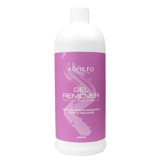 Komilfo Gel Remover Solvente Unghie Pesca 1000 ml