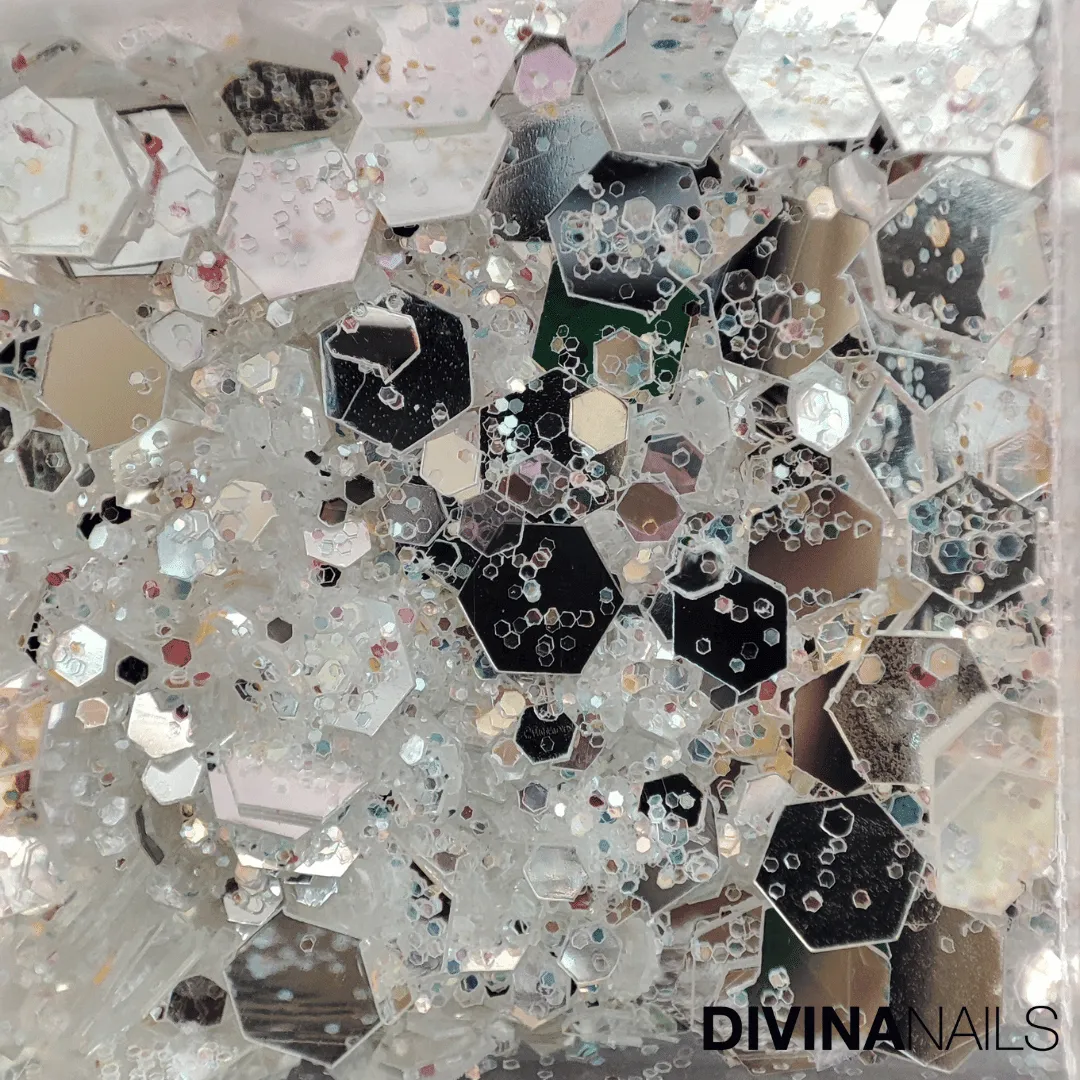 Diva Nails Diamond Holo Funky Town set glitter unghie 12x2g