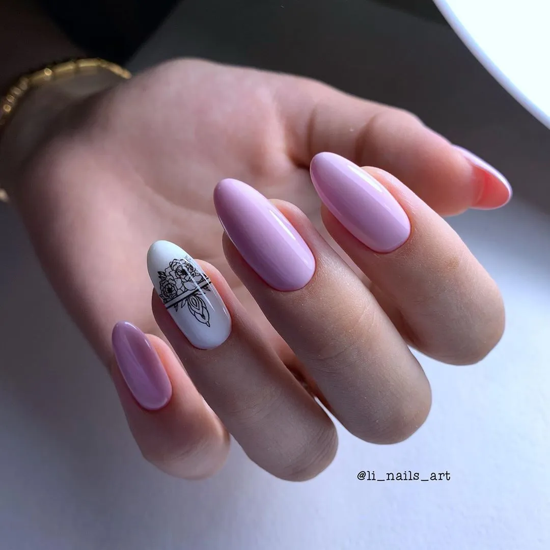 Komilfo Deluxe D034 smalto gel 8 ml lilla smalto