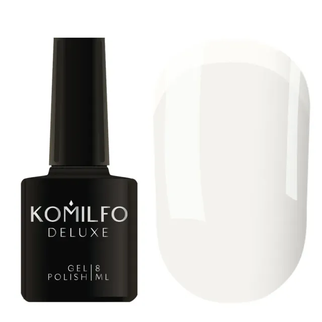 Komilfo French F009 smalto semipermanente 8 ml bianco latte