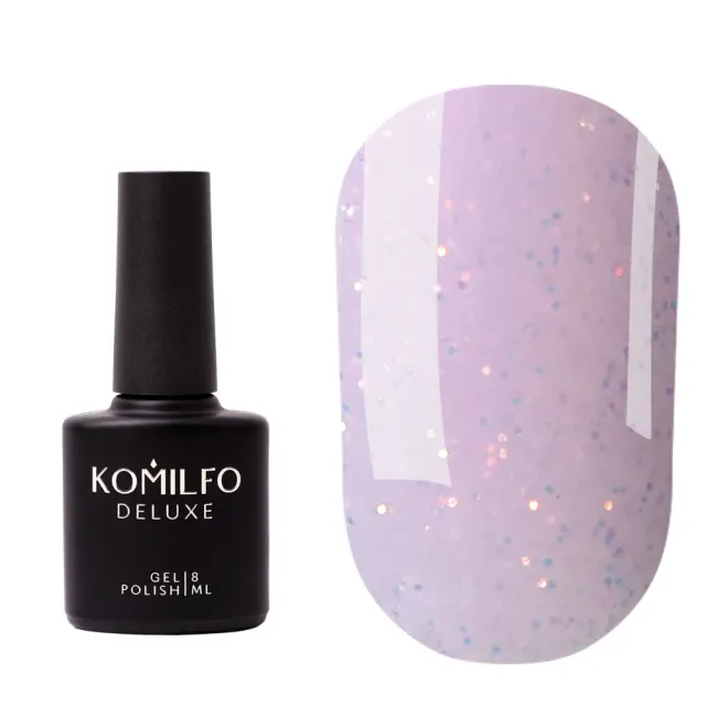 Komilfo Pink Diamond Top top glitter rosa 8 ml senza dispersione