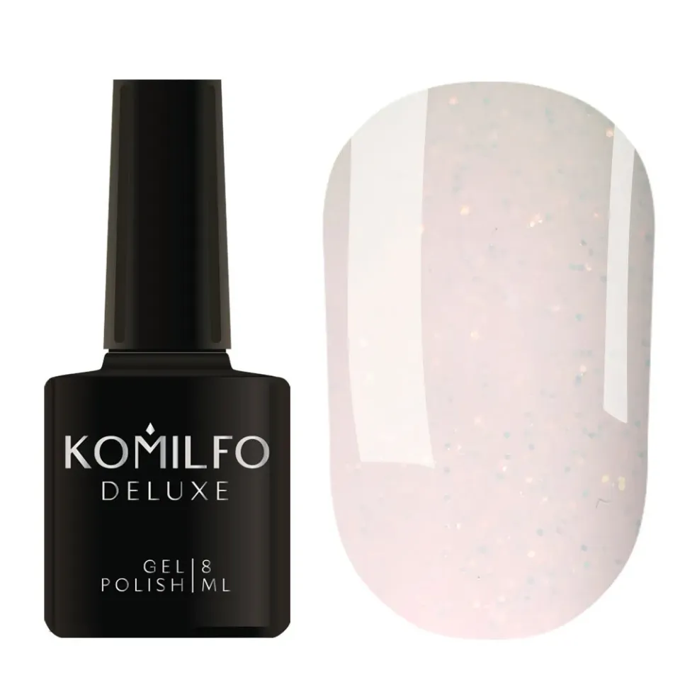 Komilfo Moon Crush 003 smalto rosa latte glitter 8 ml