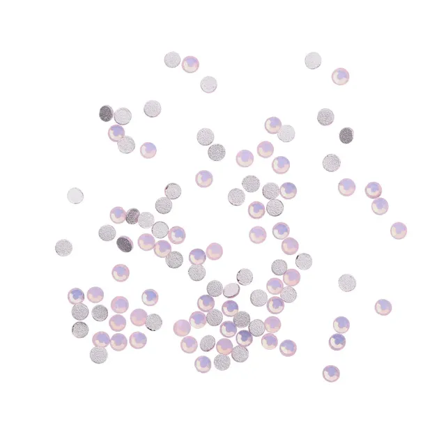 Komilfo Rhinestones Pink Opal strass unghie misura 4 rosa