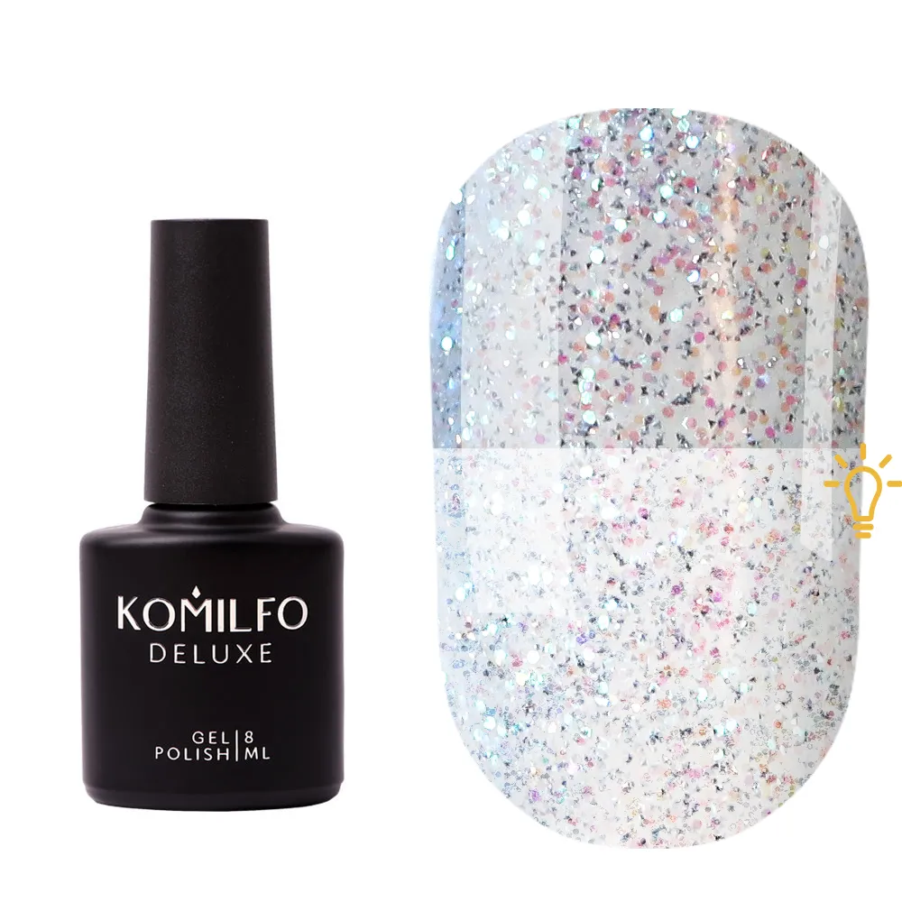 Komilfo Galaxy Top 004 top coat riflettente 8 ml olografico