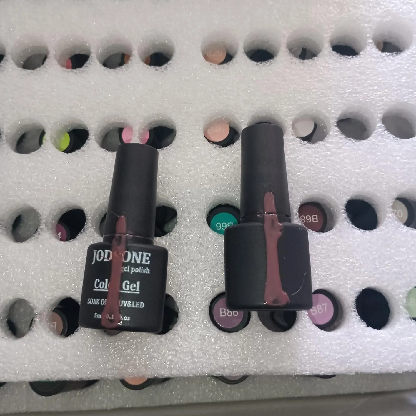 Jodsone kit 100 smalti gel semipermanente base top multicolore