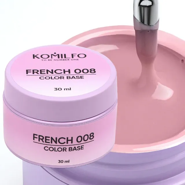 Komilfo Color Base French 008 base french 30 ml HEMA free