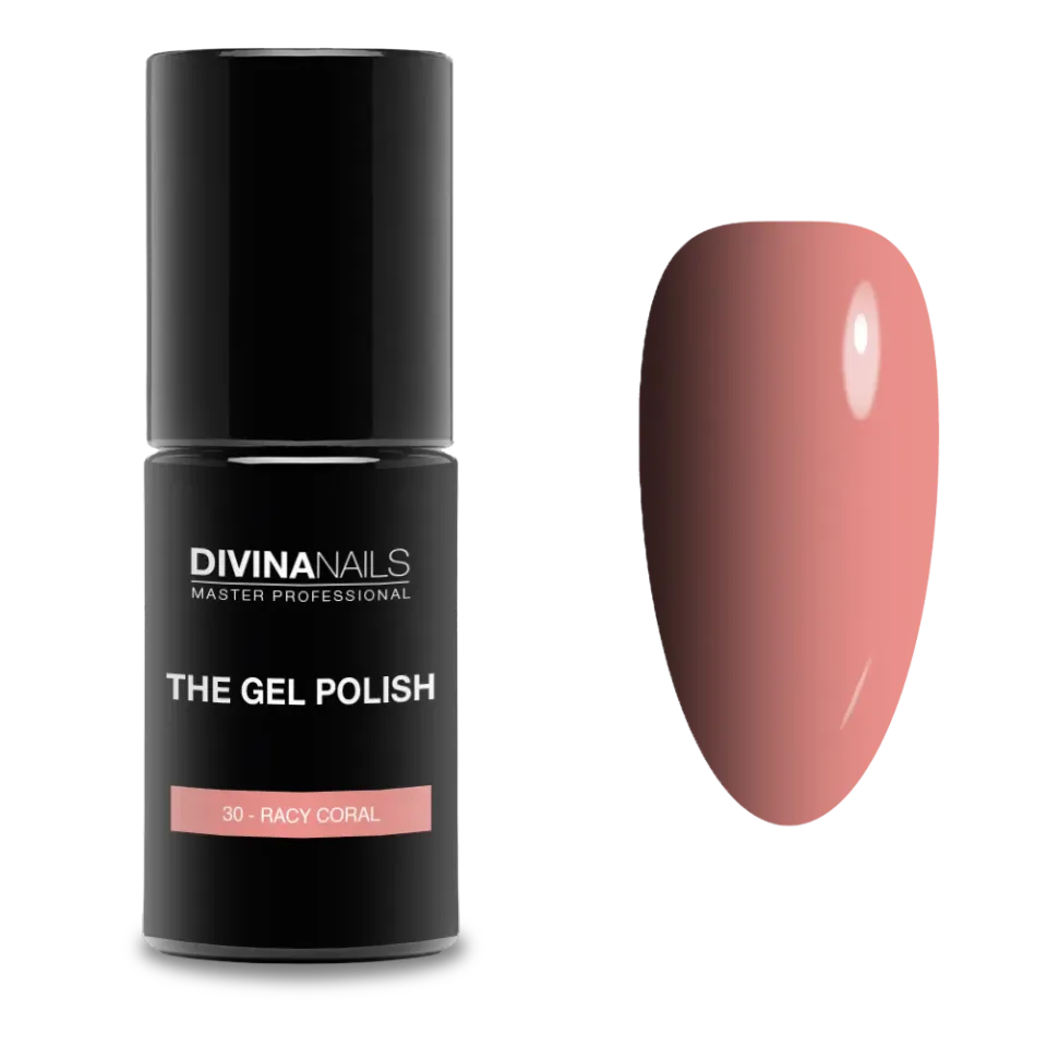 Diva Nails The Gel Polish 30 Racy Coral semipermanente 8ml corallo