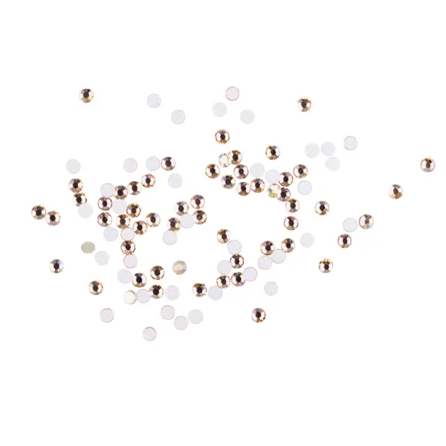 Komilfo strass champagne misura 4 da 100 pz