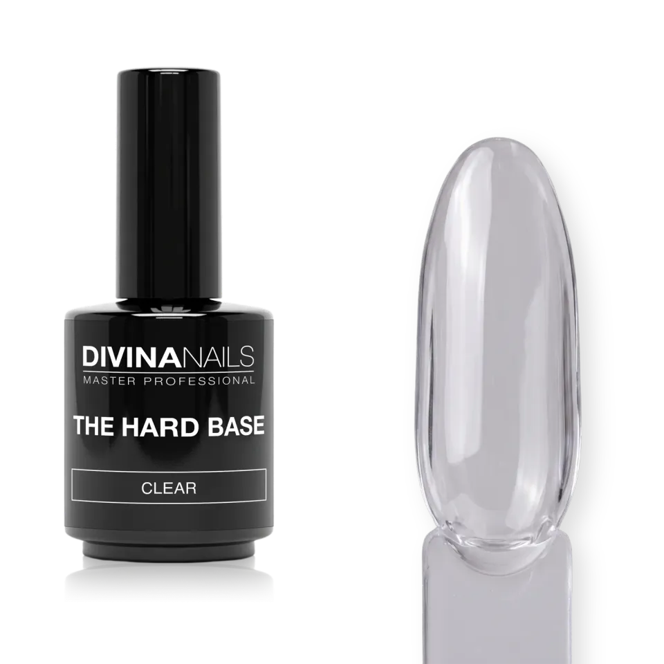 Divina Nails The Hard Base HBC 004 base gel trasparente 15ml rigida