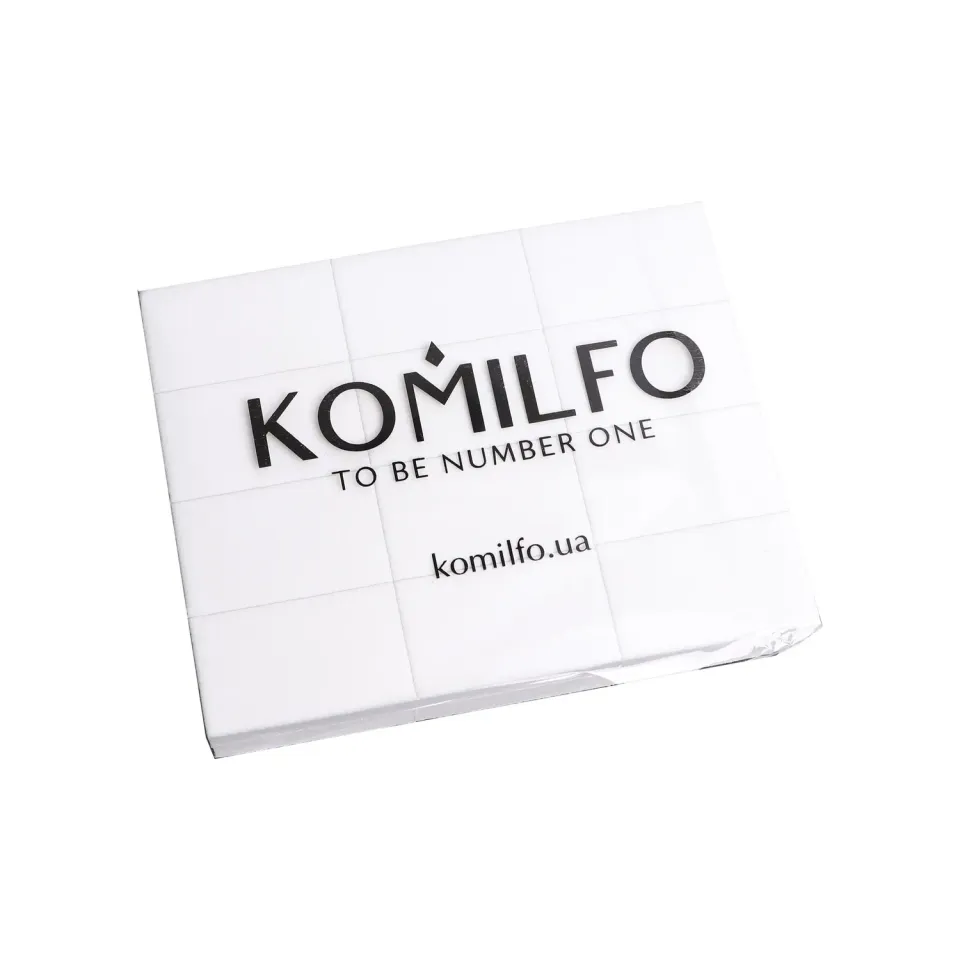 Komilfo buffer mattoncino bianco 120/120 opaco 24 pz 50x30 mm