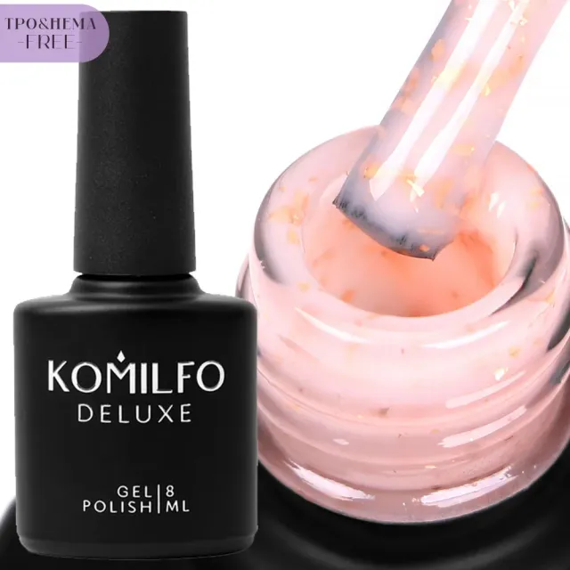 Komilfo Potal P004 base semipermanente foglia oro 8 ml