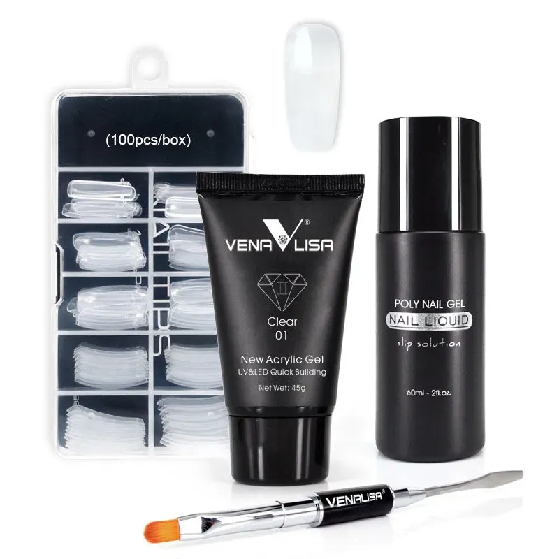 Venalisa New Acrylic Gel kit ricostruzione 4in1 polygel