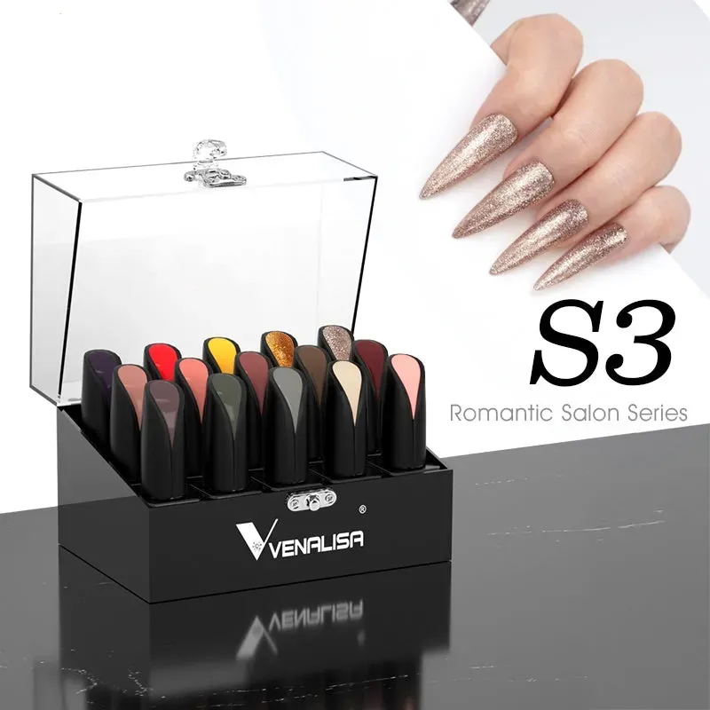 Venalisa S3 smalto gel semipermanente 15pz 15ml cofanetto