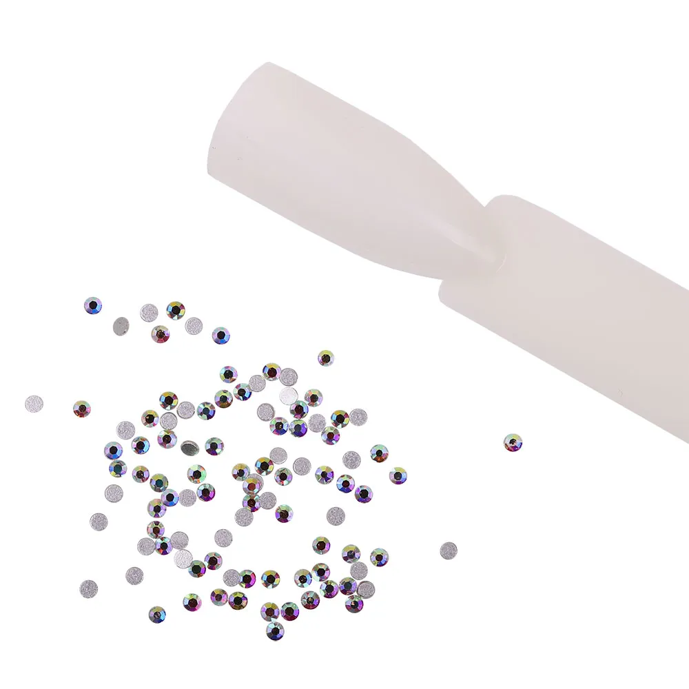 Komilfo strass Crystal AB decorazioni unghie 100 pz misura 3