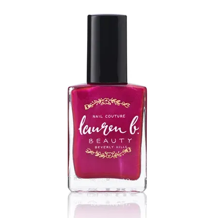 Lauren B Beauty Rose Bowl smalto rosa shimmer vegan