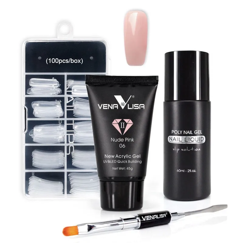 Venalisa New Acrylic Gel kit ricostruzione 4in1 polygel