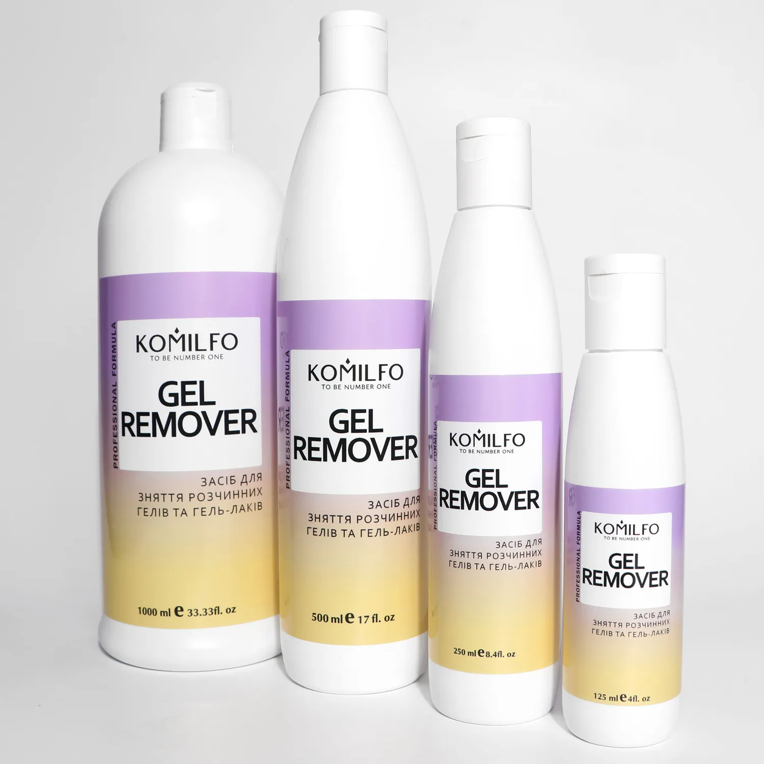 Komilfo Gel Remover solvente soak off pesca 500 ml