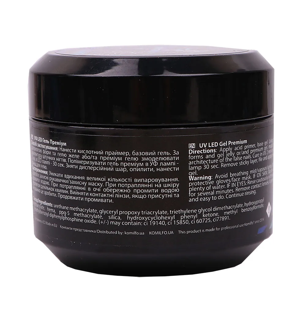 Komilfo Gel Premium gel ricostruzione Bright White 30 g