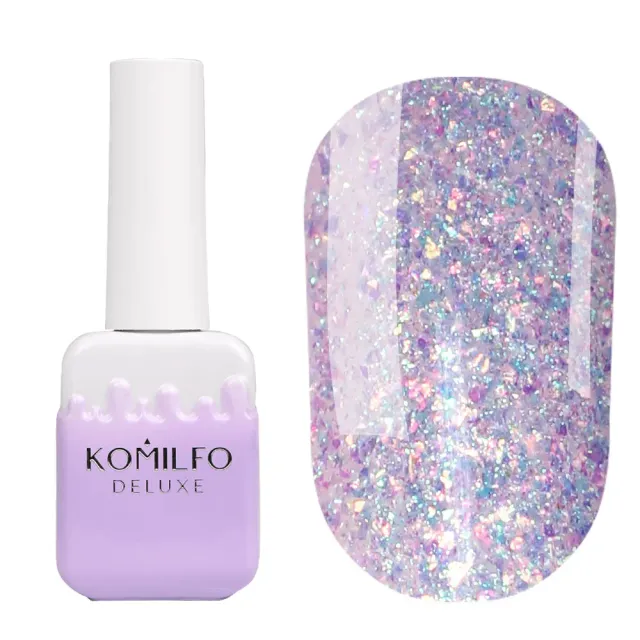 Komilfo Mermade Base 002 base glitter unghie 10 ml
