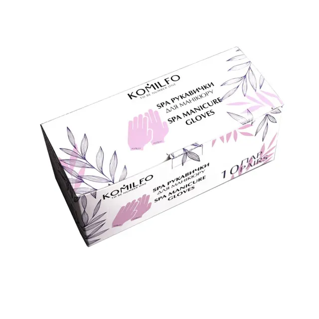 Komilfo SPA guanti manicure idratanti 10 paia