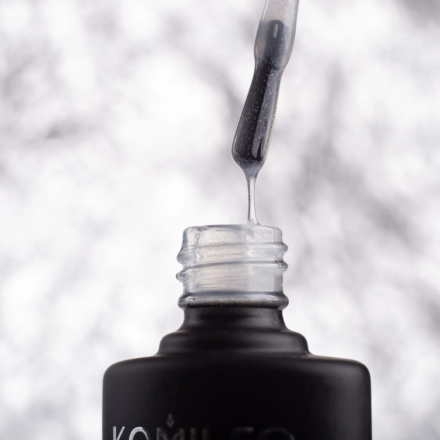 Komilfo No Wipe Glitter Top coat 15 ml glitter senza HEMA