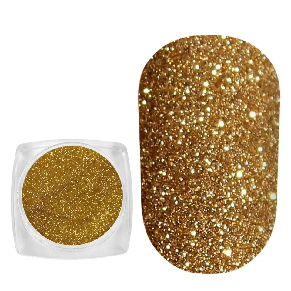 Komilfo Spangles 108 glitter unghie 2,5 g oro pallido