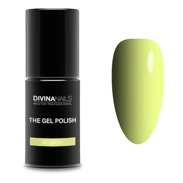 Diva Nails The Gel Polish 301 Solero semipermanente 8ml giallo