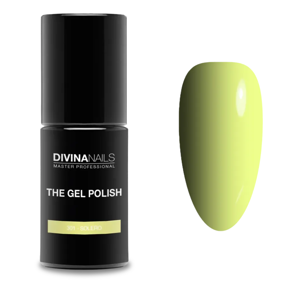 Diva Nails The Gel Polish 301 Solero semipermanente 8ml giallo