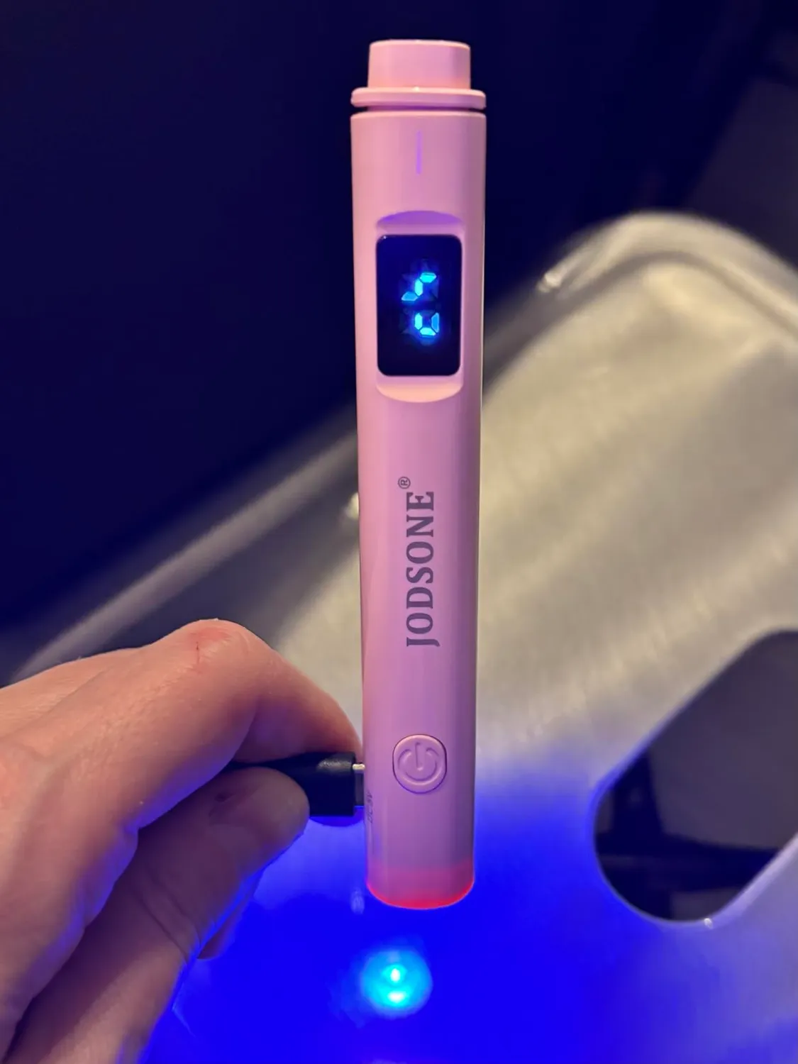 Jodsone H9-pink lampada unghie LED portatile rosa
