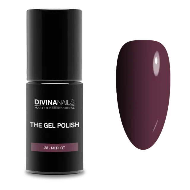 Diva Nails The Gel Polish 38 Merlot semipermanente 8ml coprente
