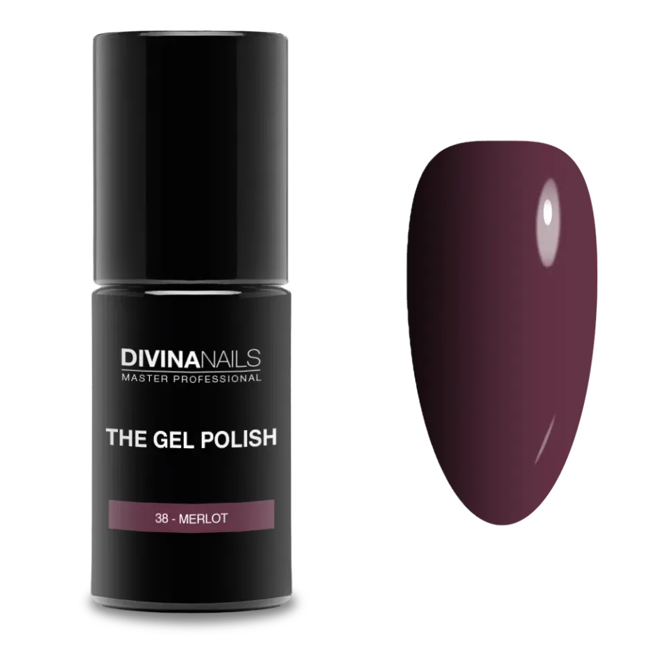 Diva Nails The Gel Polish 38 Merlot semipermanente 8ml coprente
