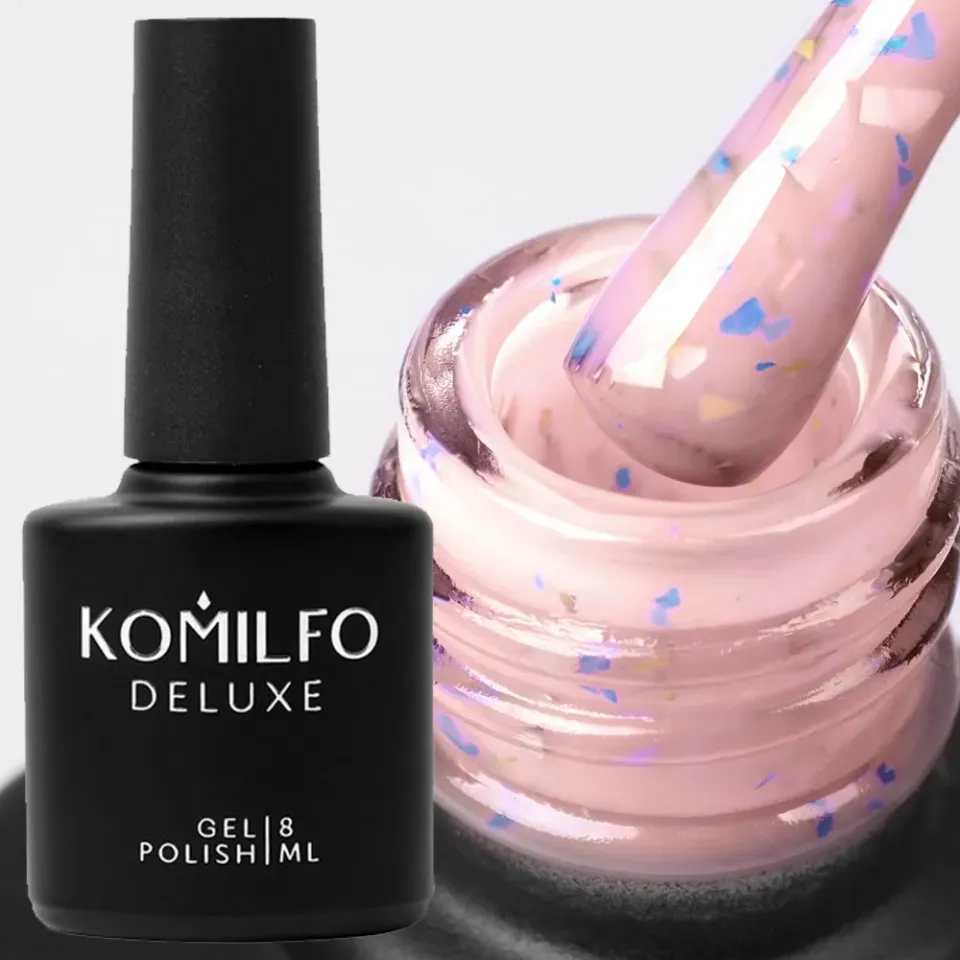 Komilfo Potal Base P023 base rosa latte 8 ml foglia